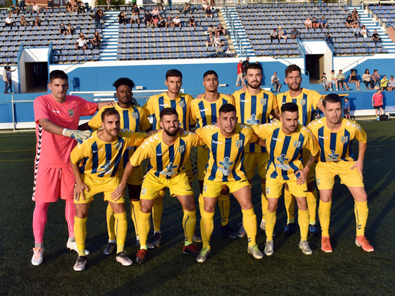 El Palamós juga aquest diumenge al camp del Júpiter. (Foto: Sergi Cortés).