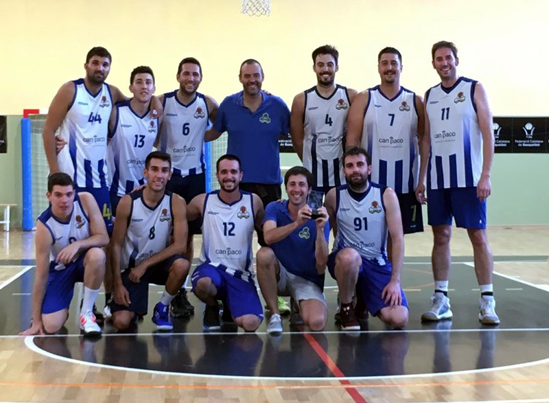 El sènior A del Club Esportiu Palamós, sotscampió del 43è Memorial Mateu Pell. (Foto: CE Palamós).