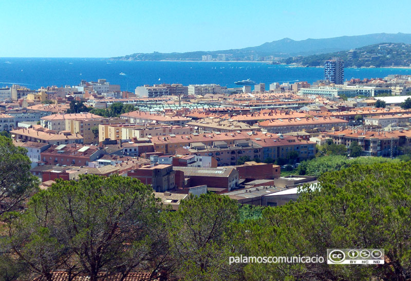 Vista de Palamós des del Molí de Vent.