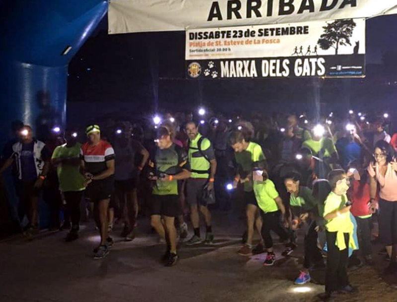 Un instant de la Marxa dels Gats de l'any passat. (Foto: Associació Cultural Showboys).