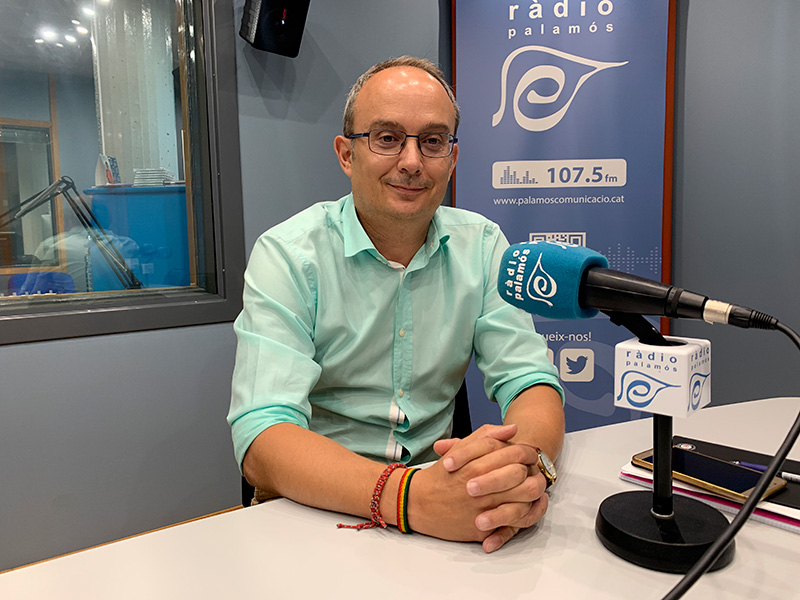 Josep Coll, portaveu del PSC a l'Ajuntament de Palamós.