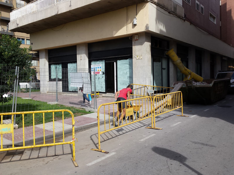 Aspecte exterior del nou local que acollirà l'Oficina Municipal de Turisme. (Foto: Ajuntament de Palamós).