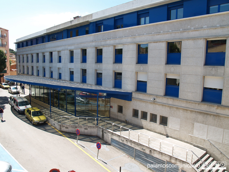 Entrada de l'hospital de Palamós.