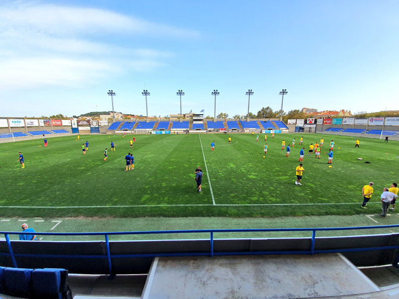 El Palamós trenca una ratxa de cinc victòries consecutives amb un empat davant el Sabadell Nord (Foto: Patxi Otamendi).