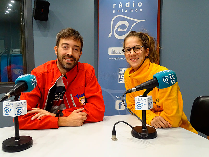 Xavi Casanovas i Eli Fernández, dels 'Txondos' i 'Les Nimfes', al programa 'Tal com som'.
