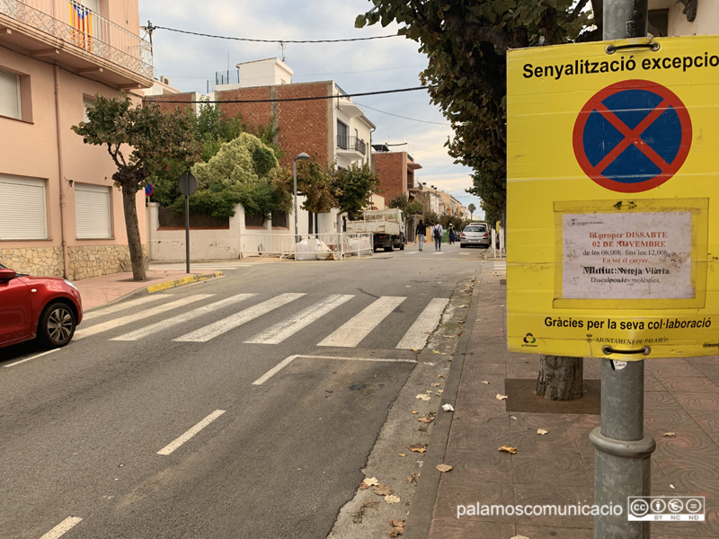 El carrer Ample, un dels afectats per la neteja d'aquest 