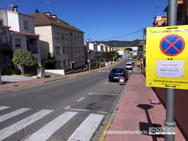 El carrer de Pau Casals, afectat demà per la neteja viària del 