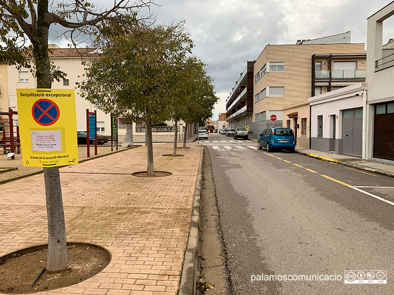El tram del carrer de Santa Marta on es farà demà el 'Fem dissabte'.