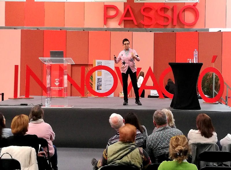 Carme Ruscalleda, avui al Congrés d'Emprenedoria. (Foto: Ajuntament de Calonge i Sant Antoni).