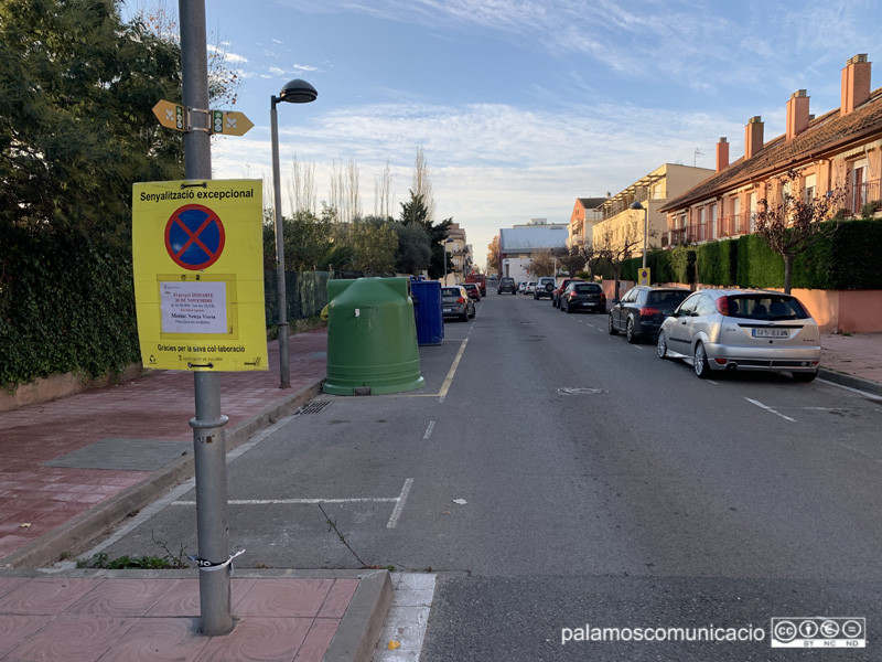 El carrer de Provença, senyalitzat pel 'Fem dissabte' de demà.