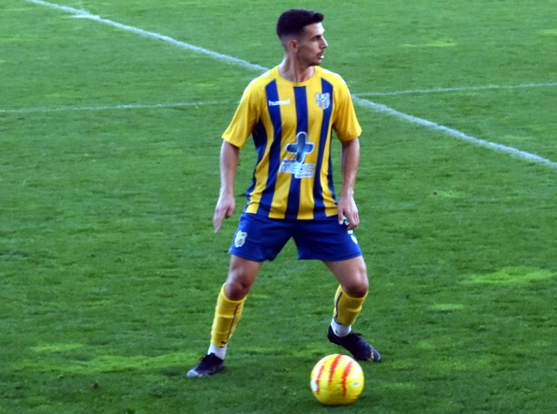 Sergio González, en un partit amb el Palamós CF. (Foto: S. Cortés fanspalamoscf.com).