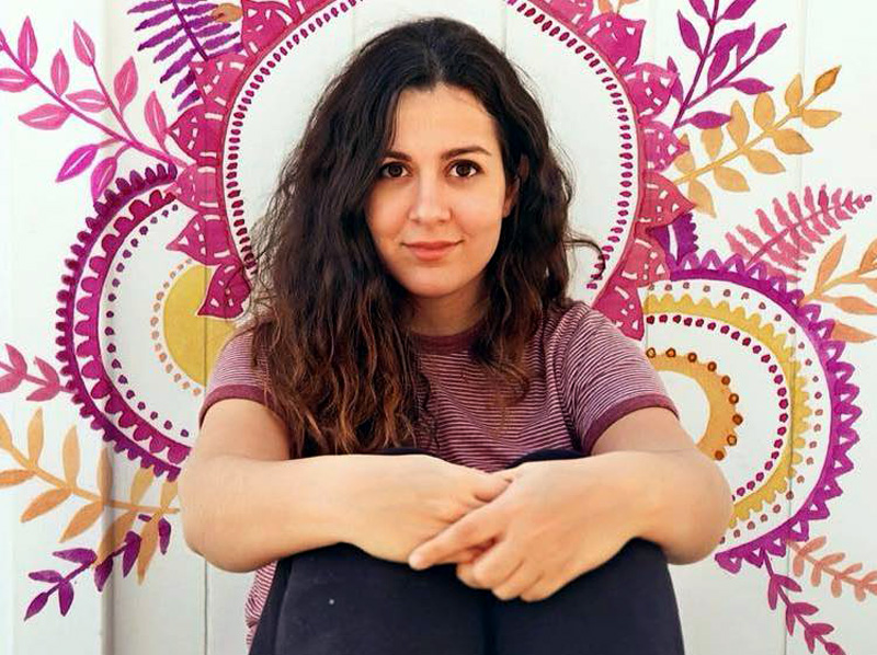 La il·lustradora palamosina Marta Bellvehí.