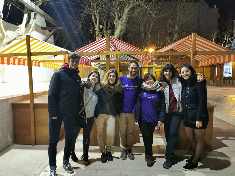 Membres de l'Ateneu un cop acabada la fira. (Foto: Ateneu de Palamós).