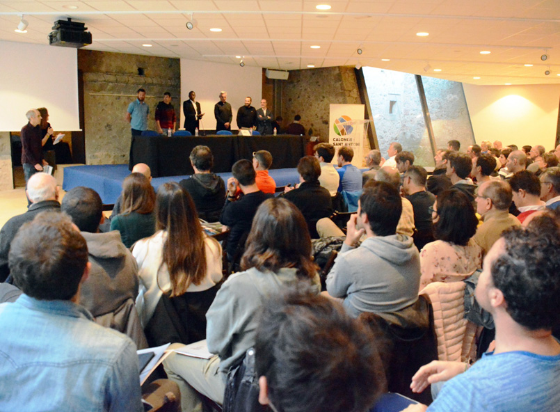 El simposi es va fer dissabte al castell de Calonge. (Foto: Ajuntament de Calonge i Sant Antoni).