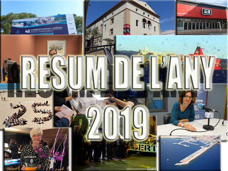 Demà us oferirem el resum informatiu de l'any 2019 a Palamós.