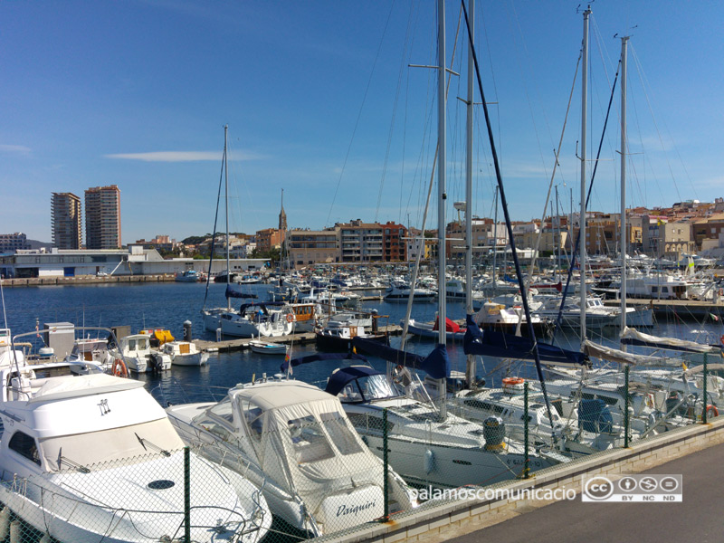 Embarcacions de nàutica recreativa al port de Palamós.