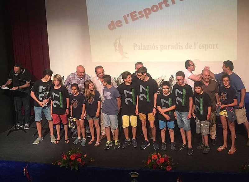 Imatge d'una edició de la Gala de l'Esport Palamosí a La Gorga, en què es reconeixen entitats i esportistes de la vila. (Foto: Ajuntament de Palamós).