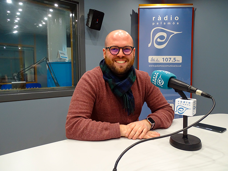 El portaveu de Junts per Catalunya a l’Ajuntament de Palamós, Raimon Trujillo.