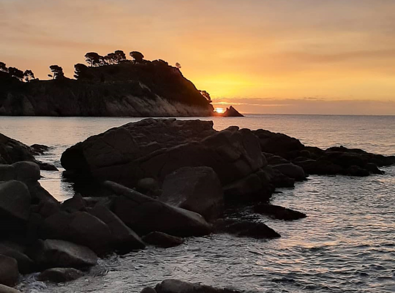 Imatge de Castell, ara fa dos dies, amb temps tranquil. (Foto: instagram.com/teresaferres64).