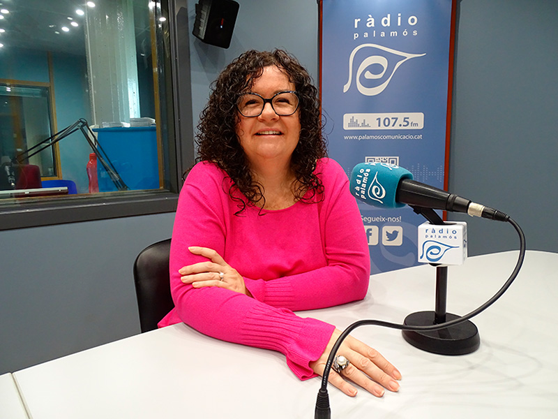 Raquel Gallego, regidora del PSC a l'Ajuntament de Palamós.