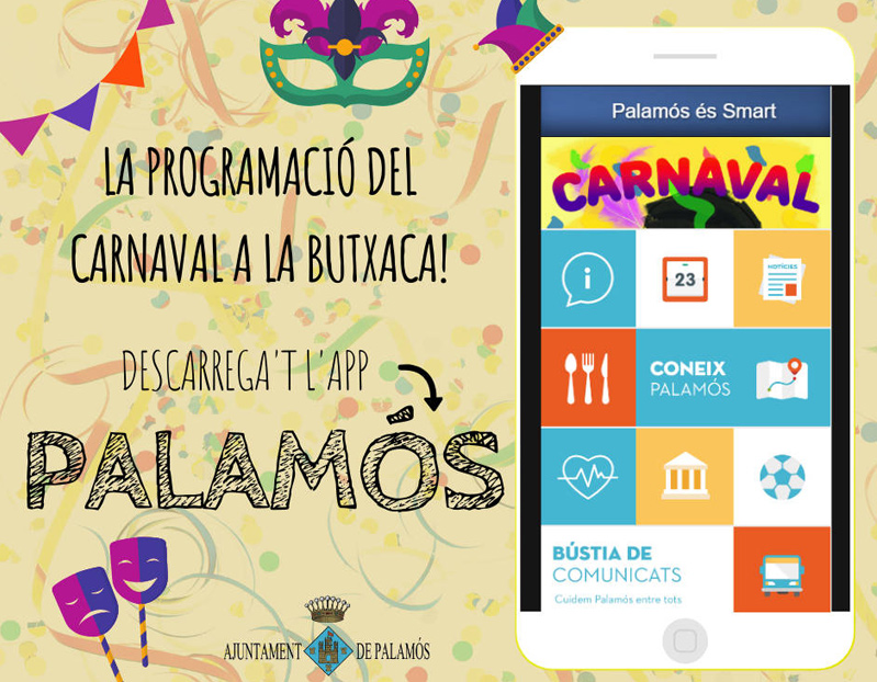 L’app ‘Palamós’ està disponible per a dispositius Android i iOS.