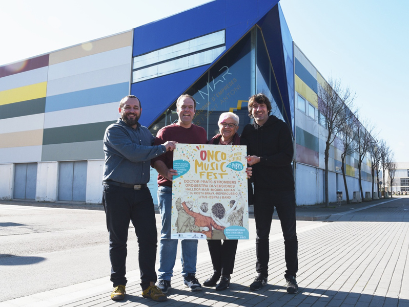 Presentació del cartell de l'Oncofest. (Foto: Ajuntament de Calonge i Sant Antoni).