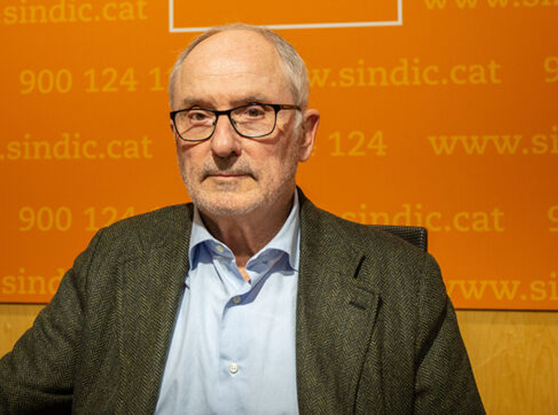 Rafael Ribó, Síndic de Greuges de Catalunya. (Foto: sindic.cat).