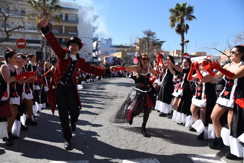 Un instant de la rua de Sant Antoni, ahir al matí. (Foto: Ajuntament de Calonge i Sant Antoni).