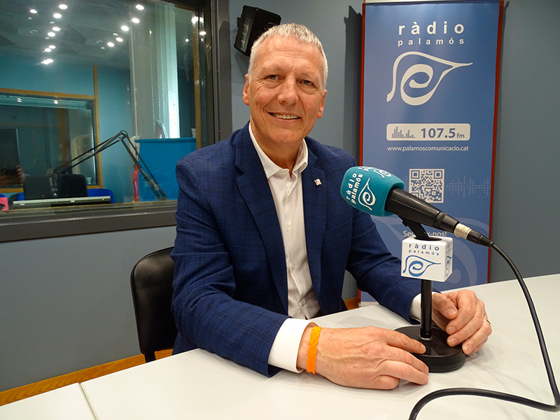 El diputat gironí de Ciutadans, Jean Castel, avui a Ràdio Palamós.
