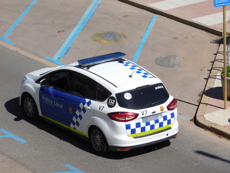 Una patrulla de la Policia Local de Palamós.