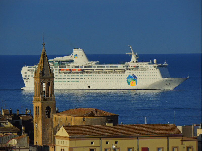 Aquest mes d'abril, el port de Palamós tenia programades quatre escales. (Foto: Anna Pérez).