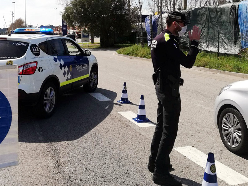 Hi haurà controls policials als accessos al municipi. (Foto: Ajuntament de Palamós).