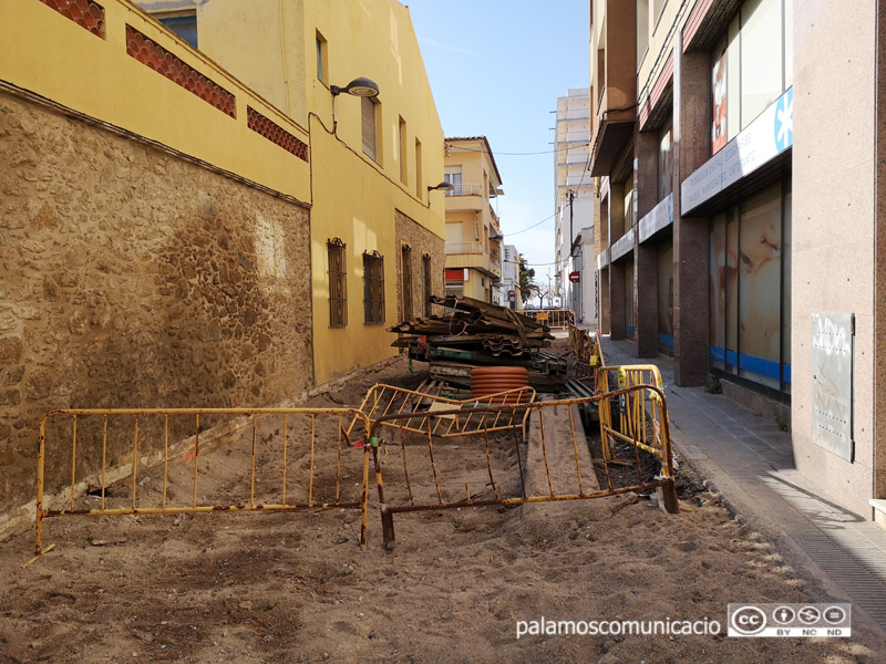 Les obres de l'Eixample van començar ara fa 15 mesos.