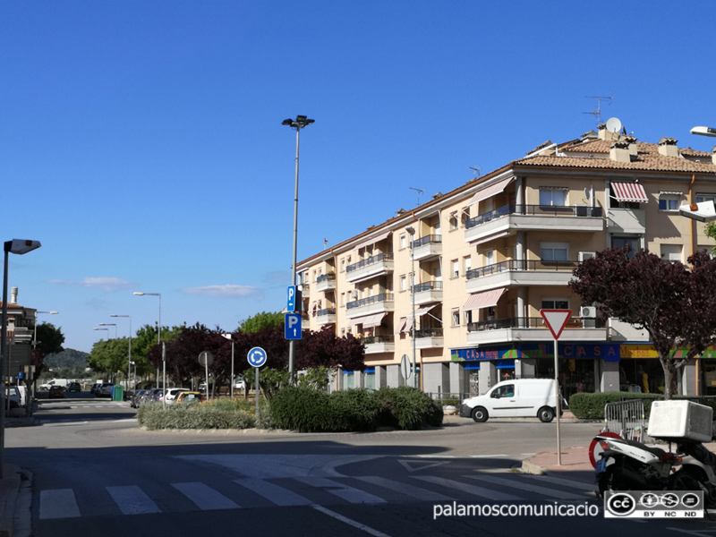 Cruïlla del carrer d'Enric Vincke amb l'avinguda de Catalunya.