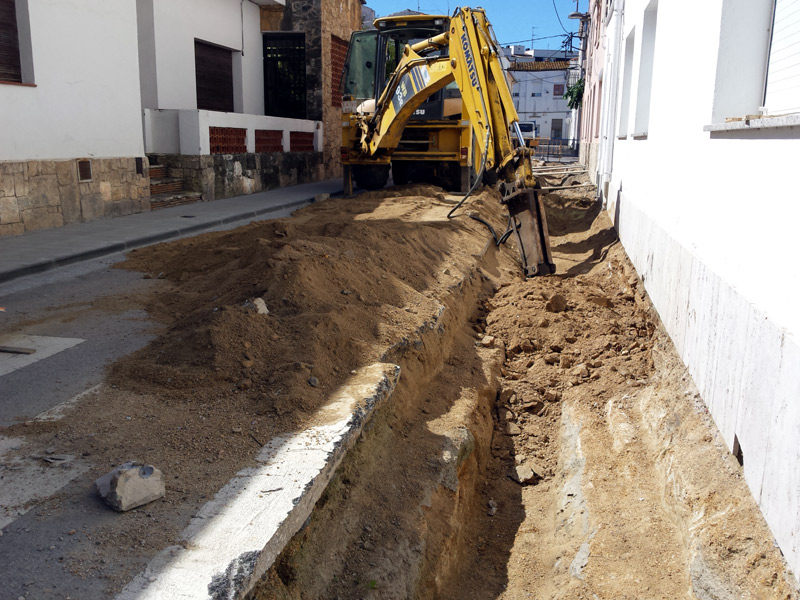 Tram del carrer de Foment, entre Josep Fàbrega i Pou i Salvador Albert i Pey. (Foto: Ajuntament de Palamós).