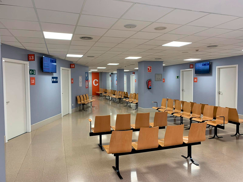 Consultes externes a l'hospital de Palamós.