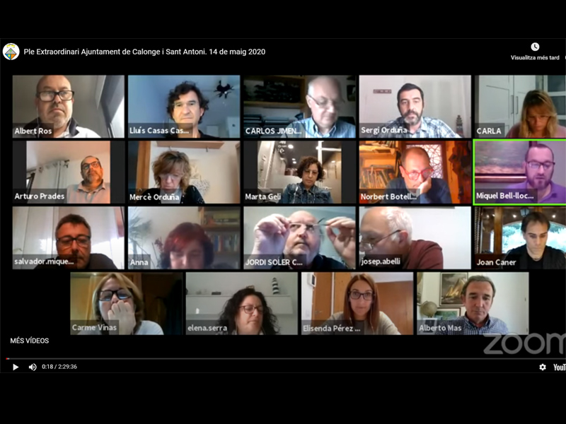 Ple telemàtic de l'Ajuntament de Calonge i Sant Antoni.