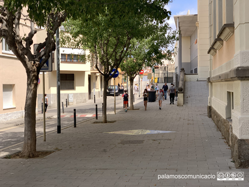 Tornada a l'escola aquest matí al centre La Vila.