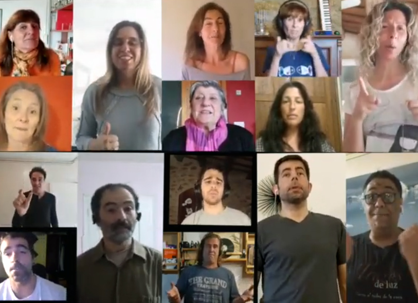 Els integrants de Fusions s'han tornat a gravar des de casa per aquest nou vídeo.