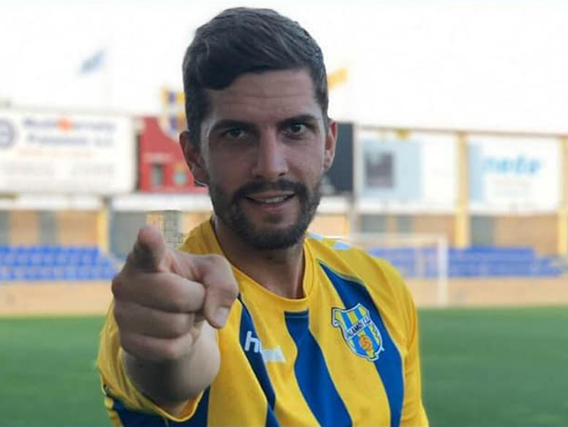 David Cano jugarà la seva novena temporada amb el Palamós CF. (Foto: Palamós CF).