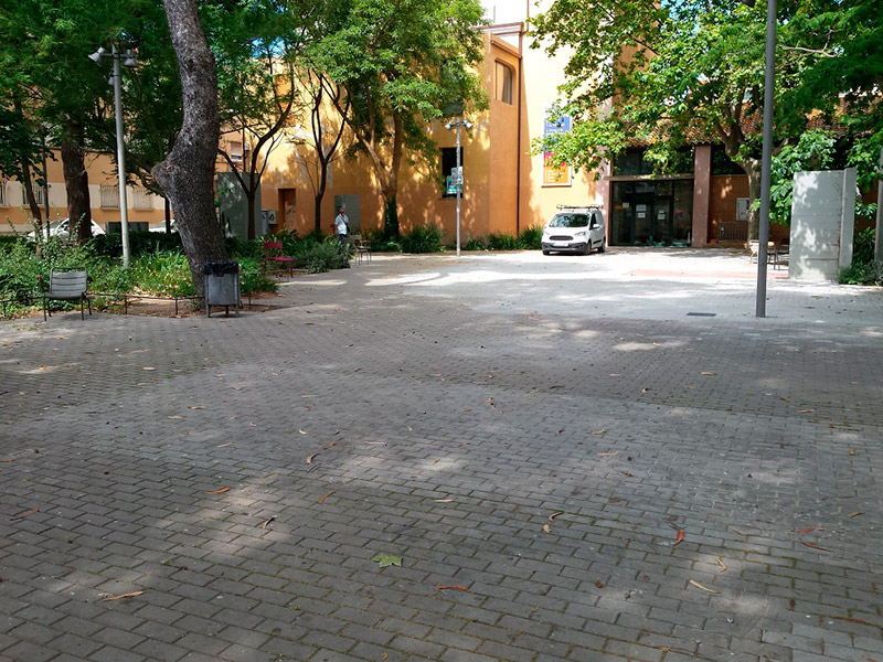 Millores al parc dels Països Catalans. (Foto: Ajuntament de Palamós).