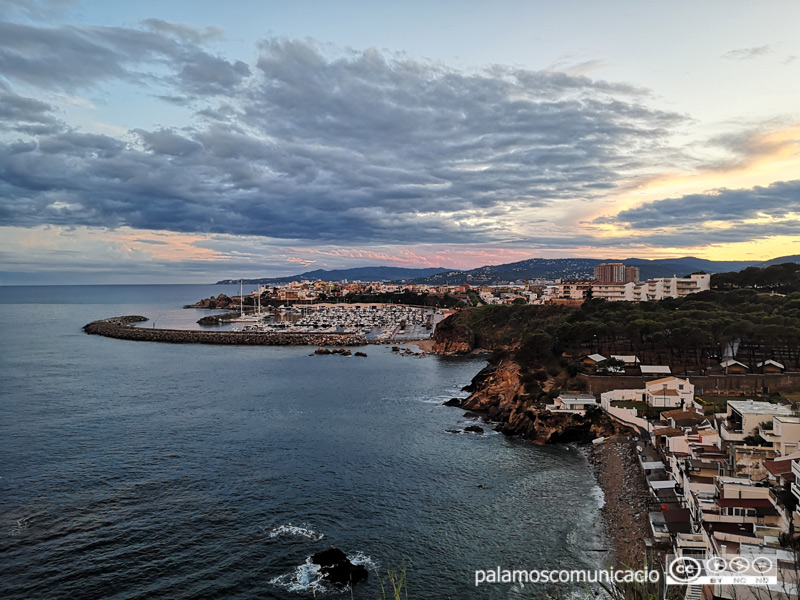 Palamós vist des de Cap Gros, la passada setmana.
