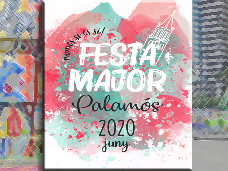 Cartell de la Festa Major de Palamós 2020.