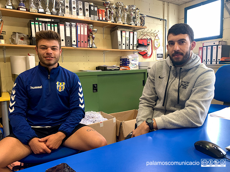 Guillem Costa i Moha Jaghou, coordinadors de la Fundació Esportiva Palamós.