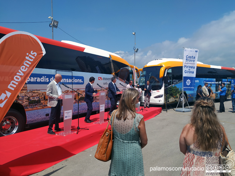 L'acte s'ha fet aquest migdia a la zona d'estenedors de xarxes, a Palamós.