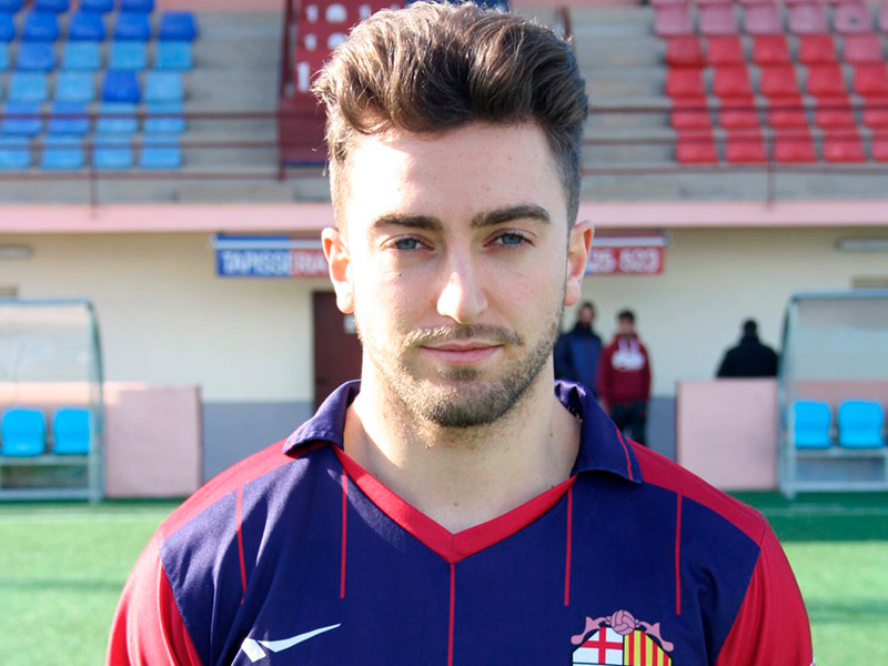 Carles Callicó, nou fitxatge del Palamós CF. (Foto: Ateneu Esportiu Guíxols).