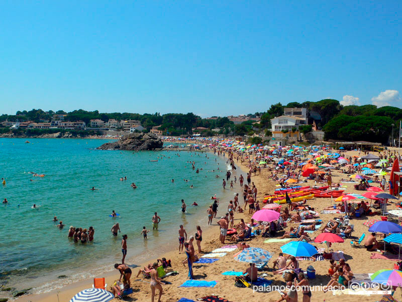 La platja de la Fosca, en una imatge d'arxiu.