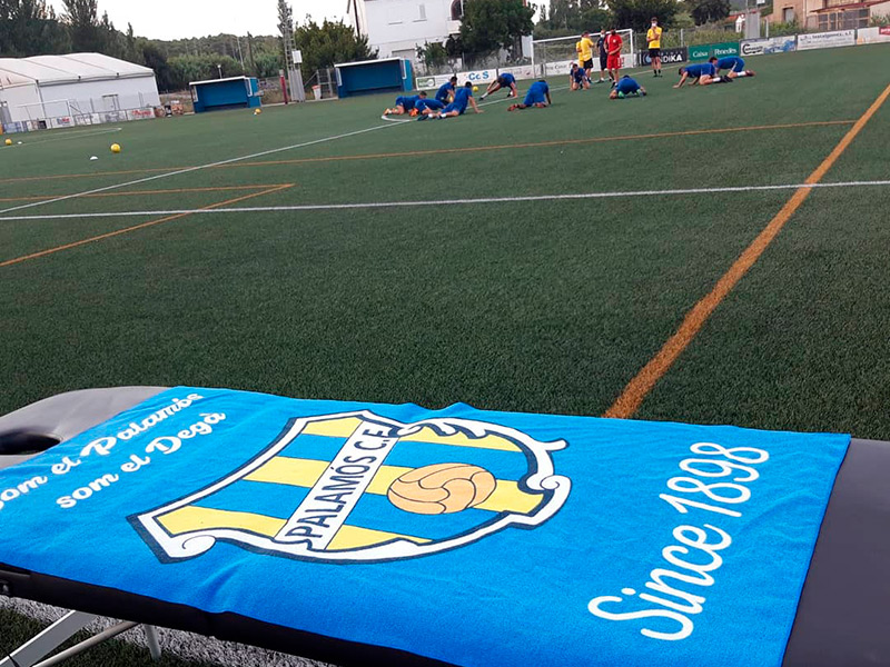 Els jugadors van començar a entrenar a principis de mes, però de forma individual. (Foto: Palamós CF).