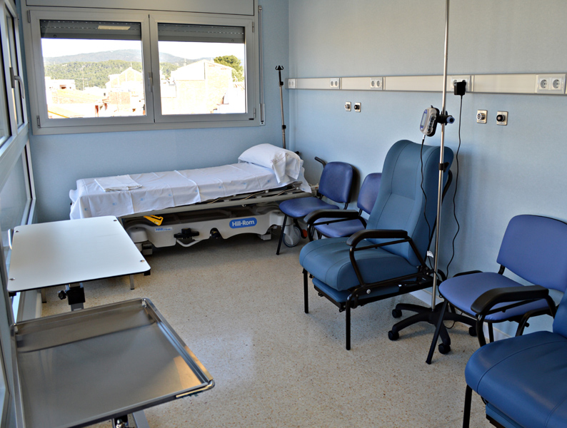 La Unitat Mèdica Ambulatòria, a la segona planta de l'hospital de Palamós. (Foto: SSIBE).