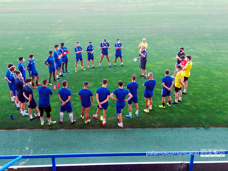 El  Palamós CF ha començat aquesta setmana els entrenaments en grup.